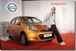 Ranbir Kapoor on Nissan Micra